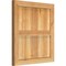 Ekena Millwork Framed Board-n-Batten Shutters, Rough Sawn Western Red Cedar, 21 1/2W x 23H, PR RBF06S21X023RWR - alternate 4